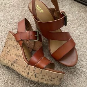 Mossimo Brown Wedges
